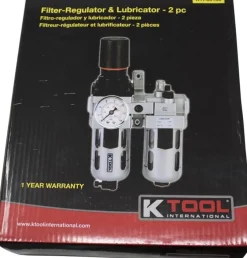 K Tool Filter Regulator & Lubricator 1/4″ NPT (KTI89195)