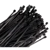 K Tool International 4" Black Nylon Zip Ties 18 lb 100/Pk (78040)