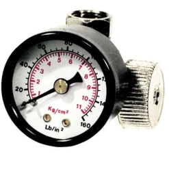 K Tool International In-Line Air Regulator w/ Gauge 1/4" (89193)