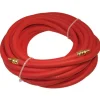 K Tool International Rubber Air Hose 25ft 3/8" ID 1/4" NPT Fittings (72025)