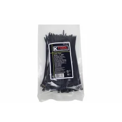 K Tool Nylon Wire Tie Black 14" 50 lb Tensile 100-Pack (78140)