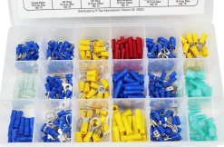 K Tool Wire Terminal Kit 360-Piece PVC Sleeve Assortment (00087)
