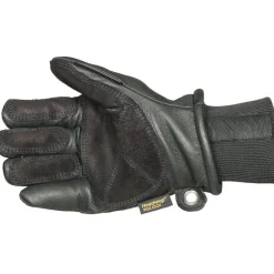 Kinco Lined Large HD Black Grain Pigskin Driver Gloves w/KW (900MAX-L)