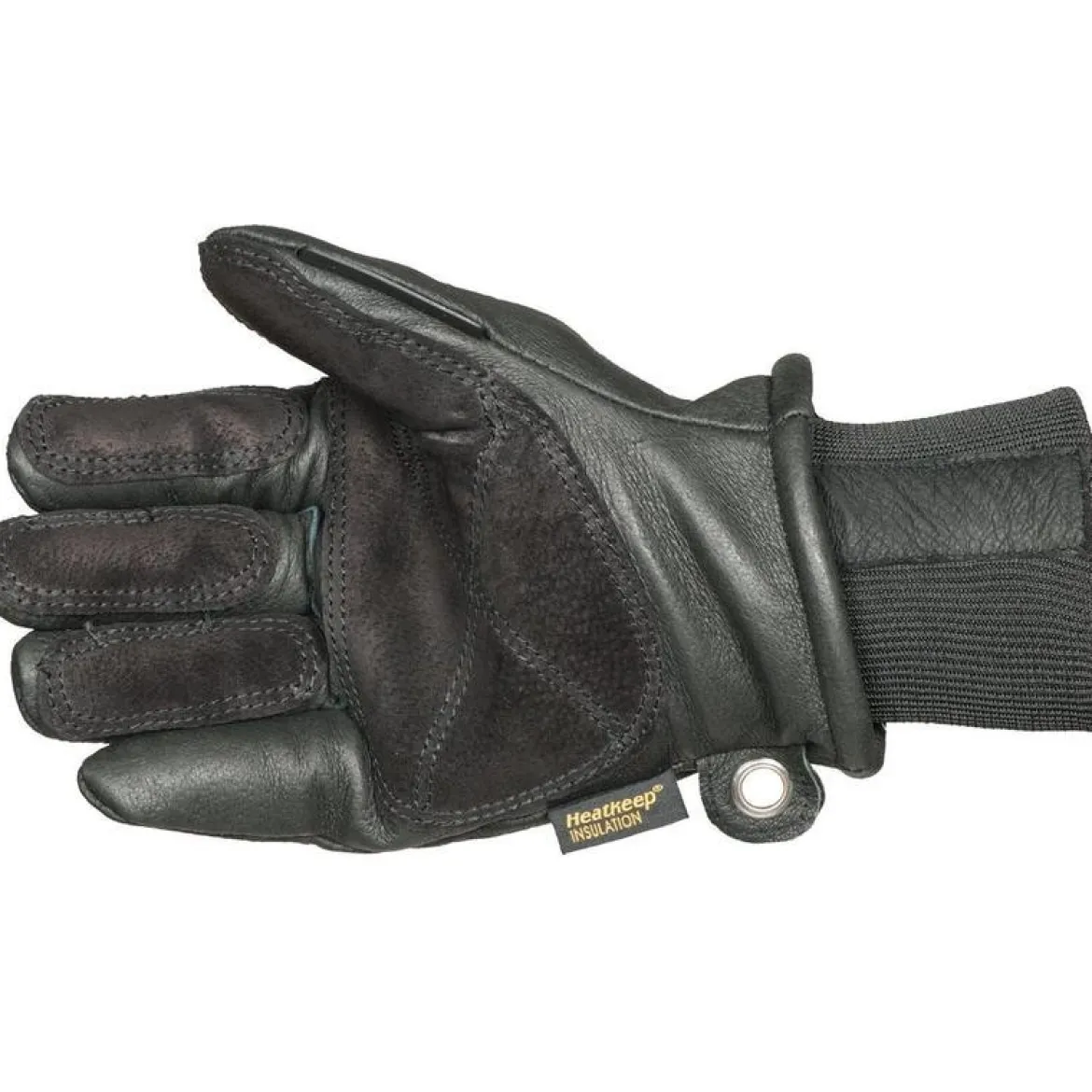 Kinco Lined Large HD Black Grain Pigskin Driver Gloves w/KW (900MAX-L)