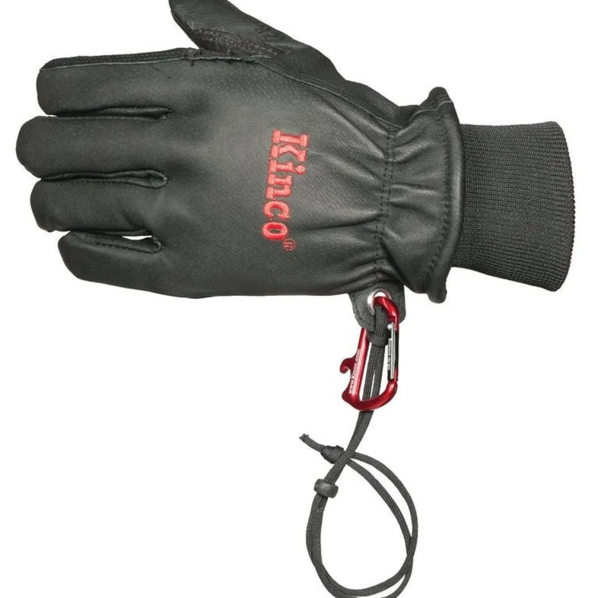 Kinco Lined Large HD Black Grain Pigskin Driver Gloves w/KW (900MAX-L)