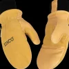 Kinco Womens Medium Lined HD Grain & Suede Pigskin Mitt w/KW (901TW-M)