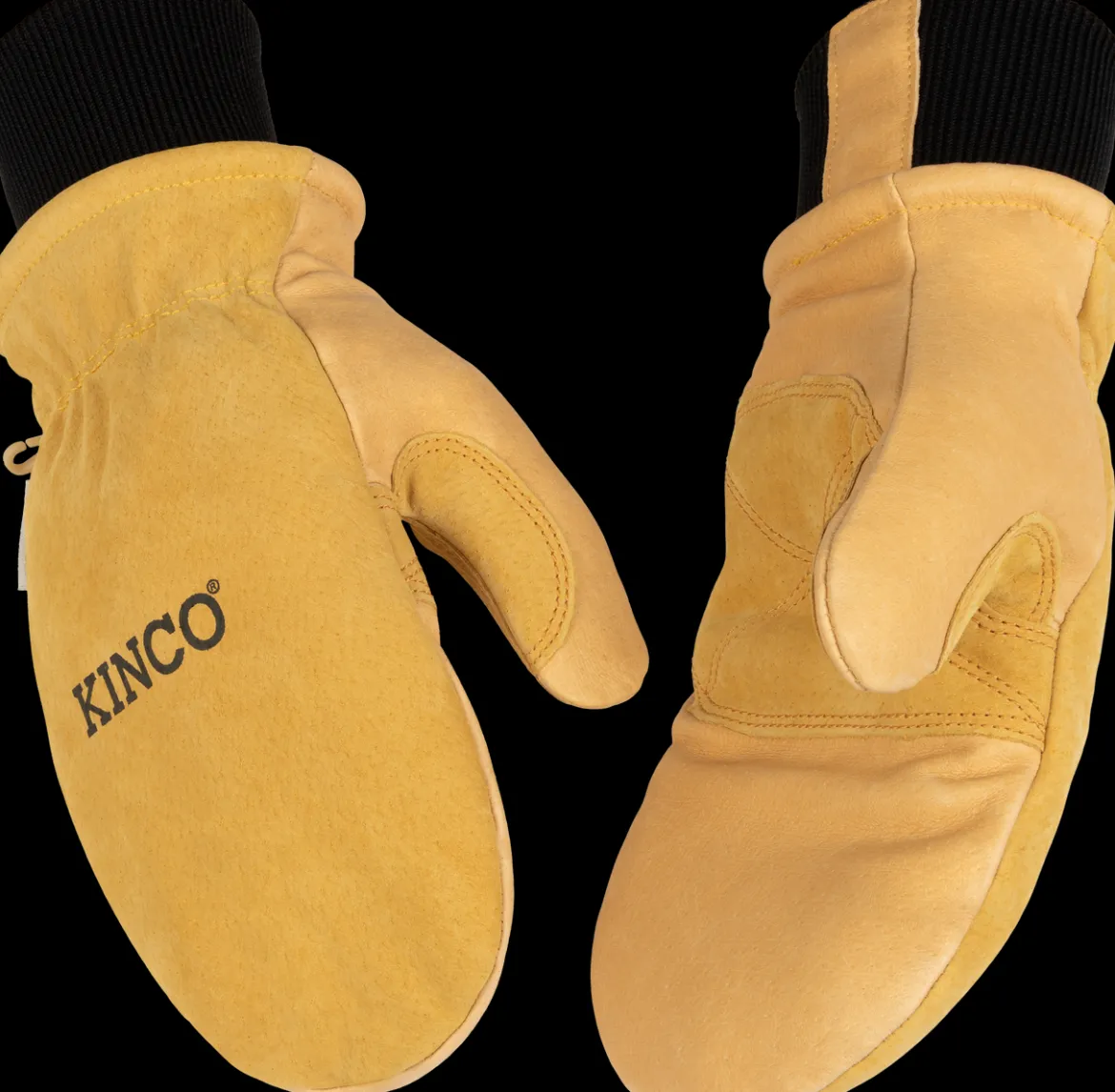 Kinco Womens Small Lined HD Grain & Suede Pigskin Mitt w/KW (901TW-S)