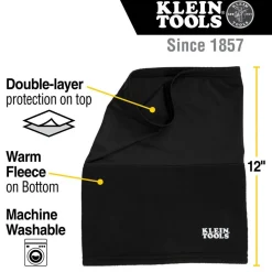 Klein 60466 Neck and Face Warming Half-Band, Black