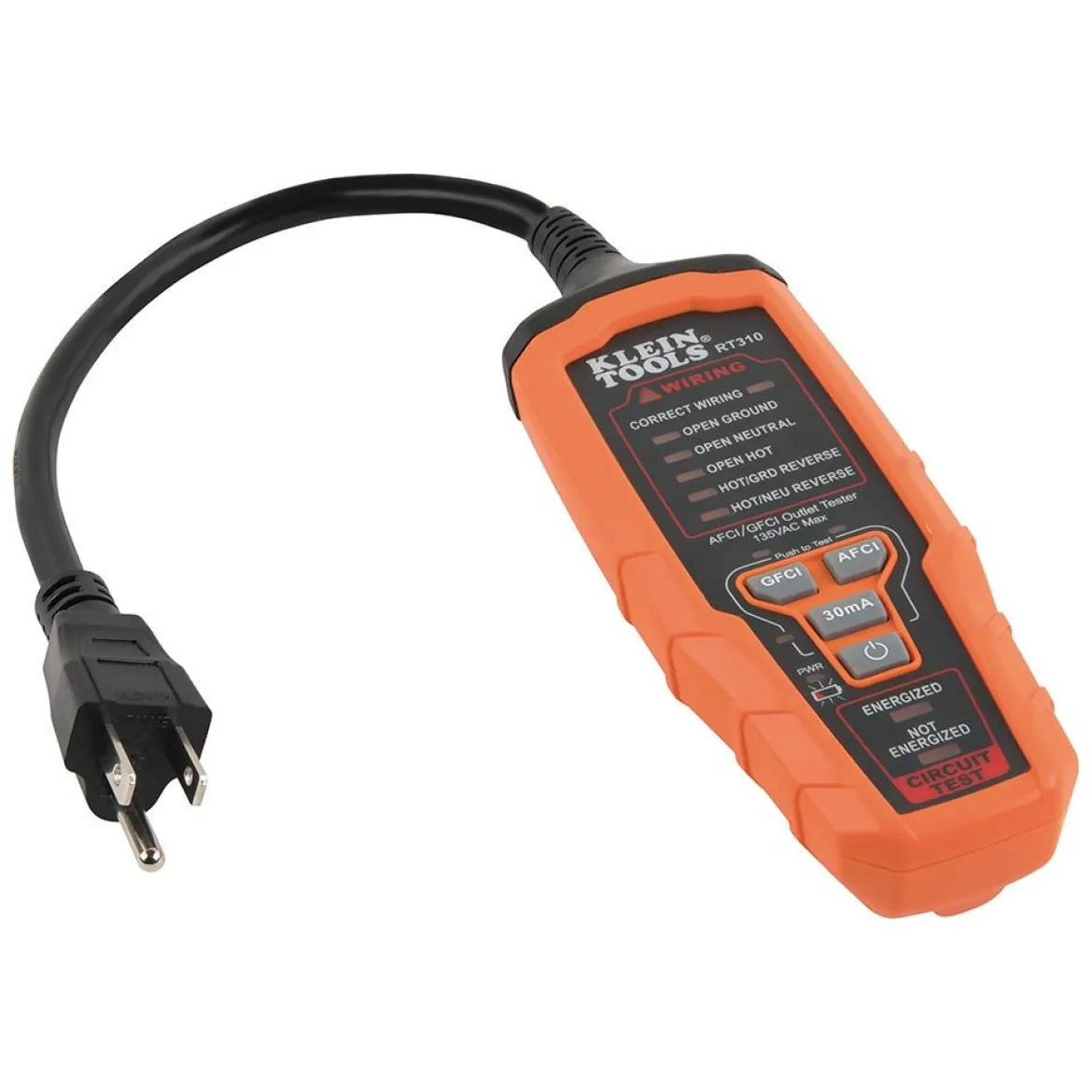 Klein RT310 AFCI /GFCI Outlet Tester