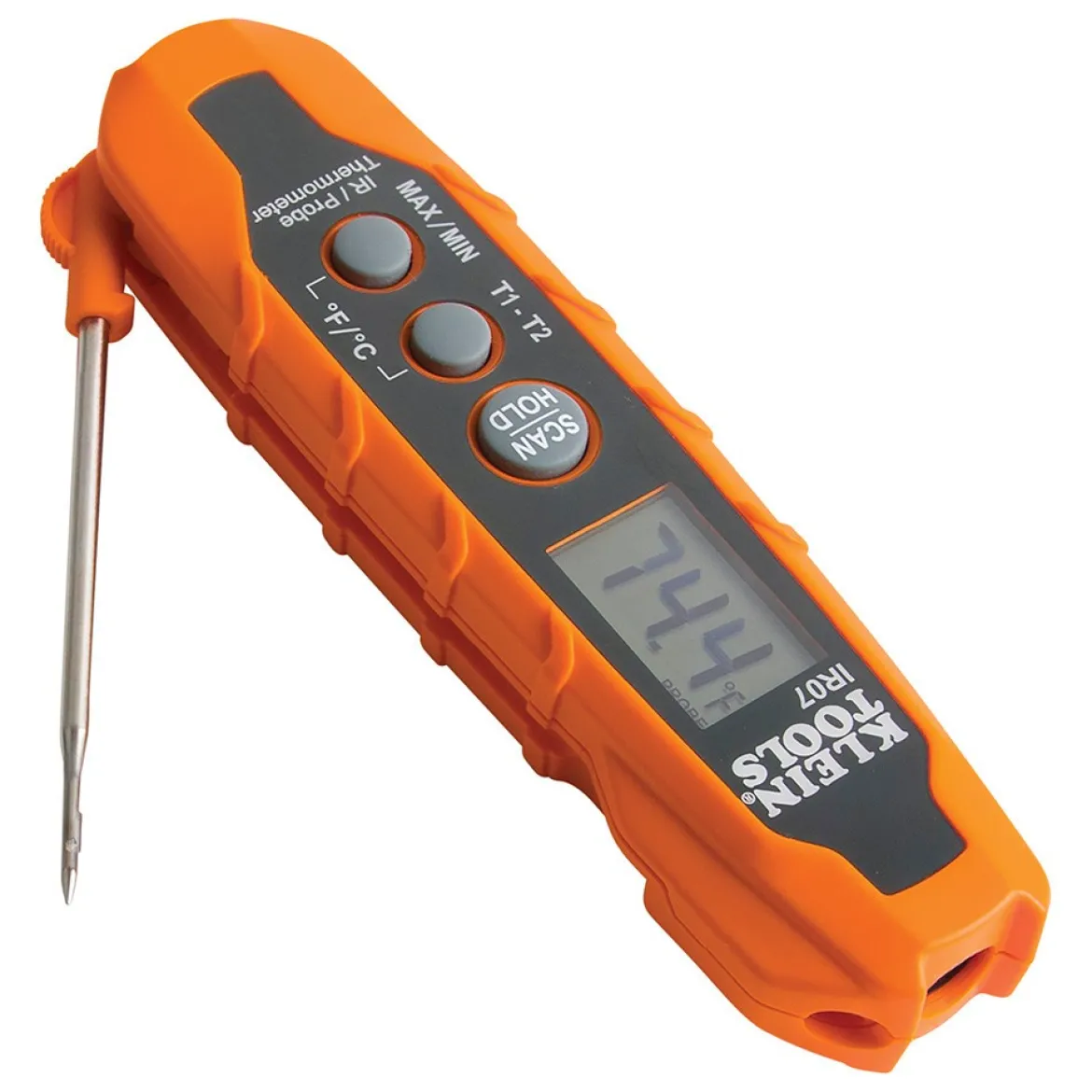 Klein Tools IR07 Dual Infrared (IR) & Probe Pocket Size LCD Digital Thermometer