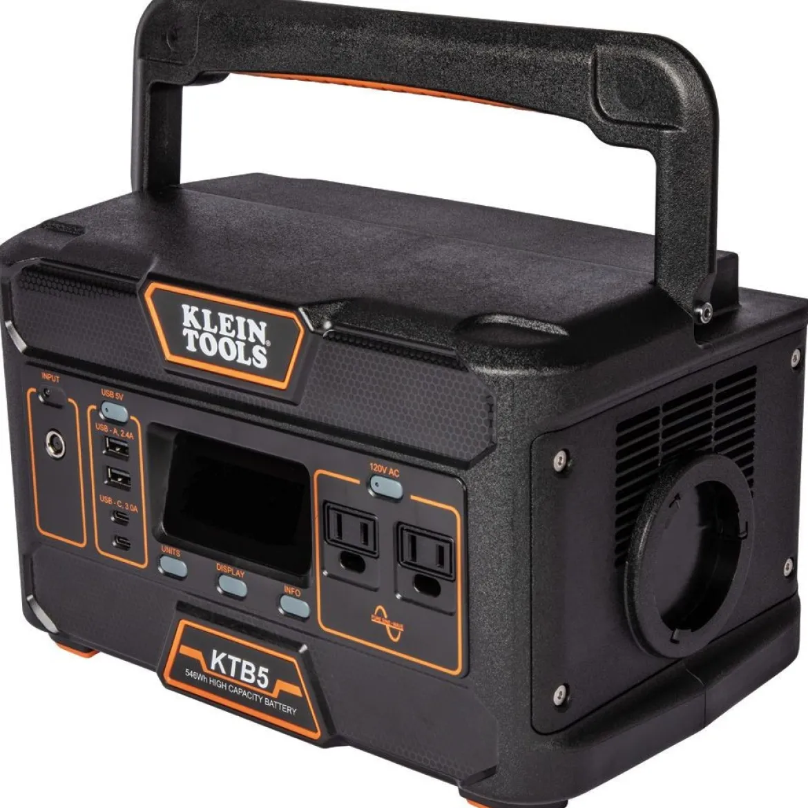 Klein Tools KTB5 Portable Power Station, 546 Wh