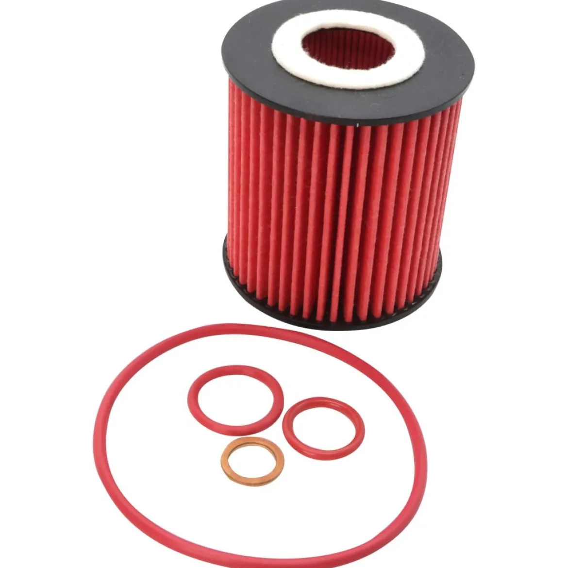 K&N Filters BMW X1 18i Oil Filter - Viton Rubber Gasket - Red (KNNHP-7054)