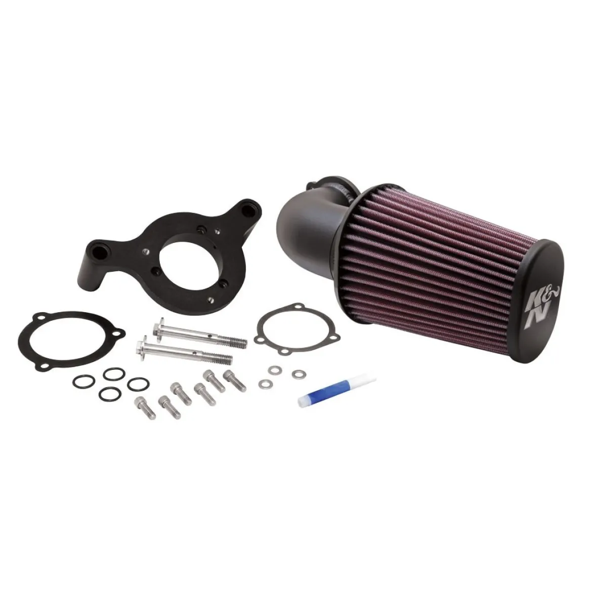 K&N Filters FIPK Performance Air Intake Kit for Harley-Davidson Softail/Dyna F/I (KNN57-1125)