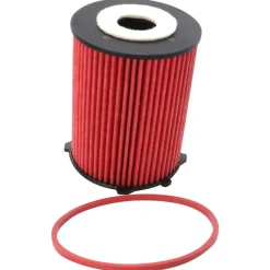 K&N Filters Ford Fiesta VII Oil Filter - Viton Rubber Gasket - Red (KNNHP-7049)