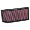 K&N Filters Replacement Air Filter Panel for Mercedes-Benz E350 L4 2.0L F/I (KNN33-3142)