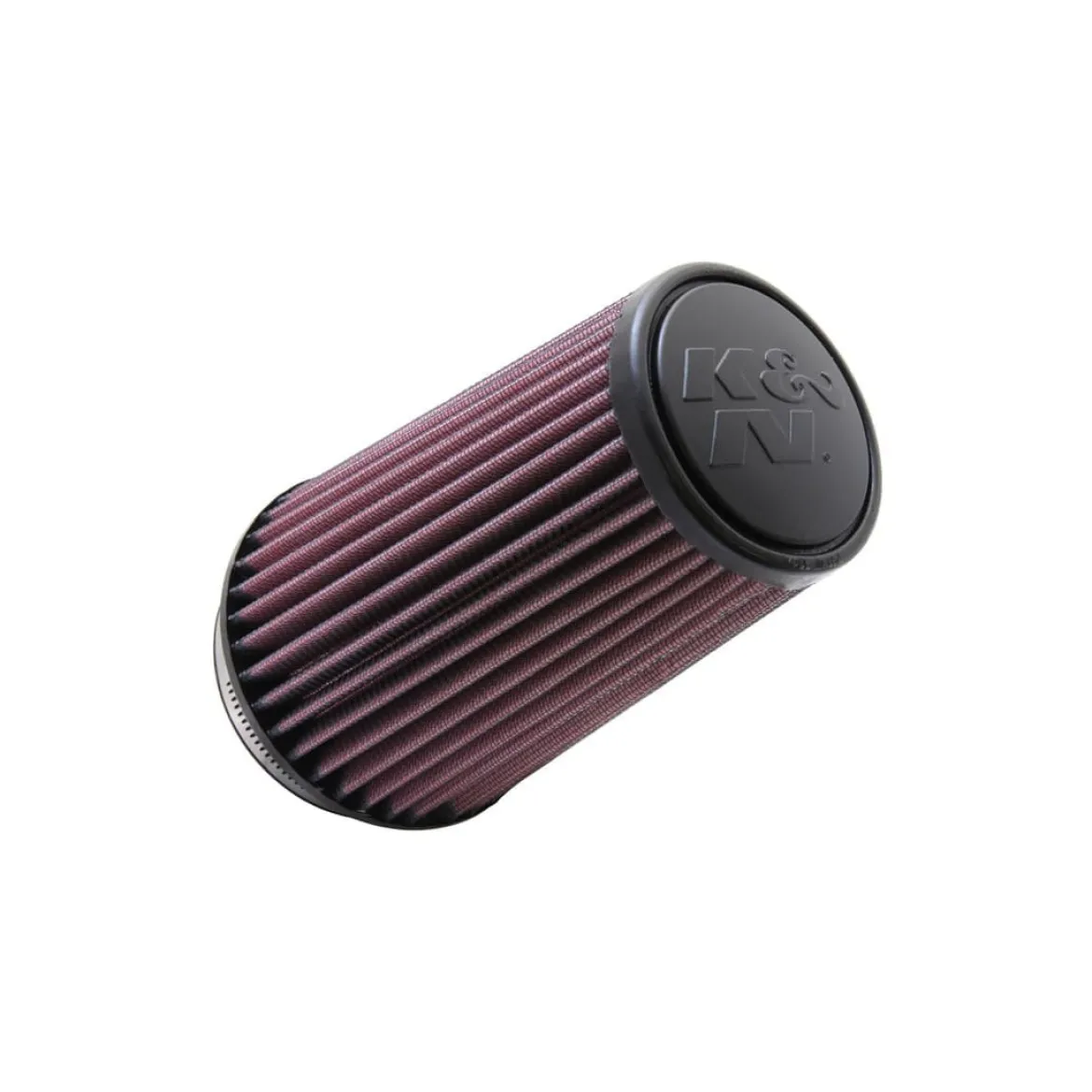K&N Filters Universal Rubber Air Filter - 3-1/2" FLG x 4-5/8" B x 3-1/2" T x 7" H - Round Tapered (KNNRU-3130)