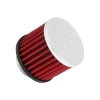 K&N Filters Vent Air Filter 1-3/8" ID x 3" OD x 2-1/2"H - Chrome Top (KNN62-1440)