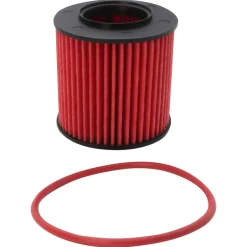 K&N Filters VW Tiguan Oil Filter - Viton Rubber Gasket - Red (KNNHP-7052)