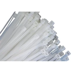 K-Tool 7" Natural Nylon Cable Ties 50 lb Tensile Strength (76070)