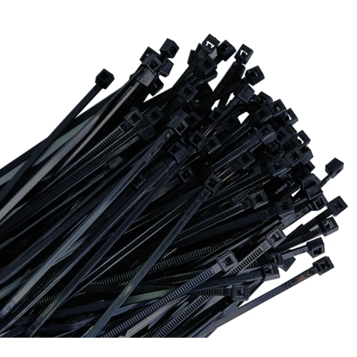 K-Tool Cable Zip Ties Black 7" 50 lb Tensile 100-Pack (78140‑3)