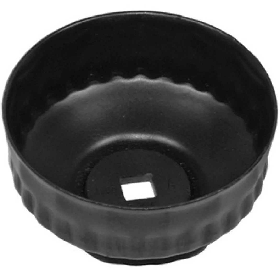 K-Tool Cap-Style Oil Filter Wrench 74–76mm 15-Flute 3/8" Drive (73614)