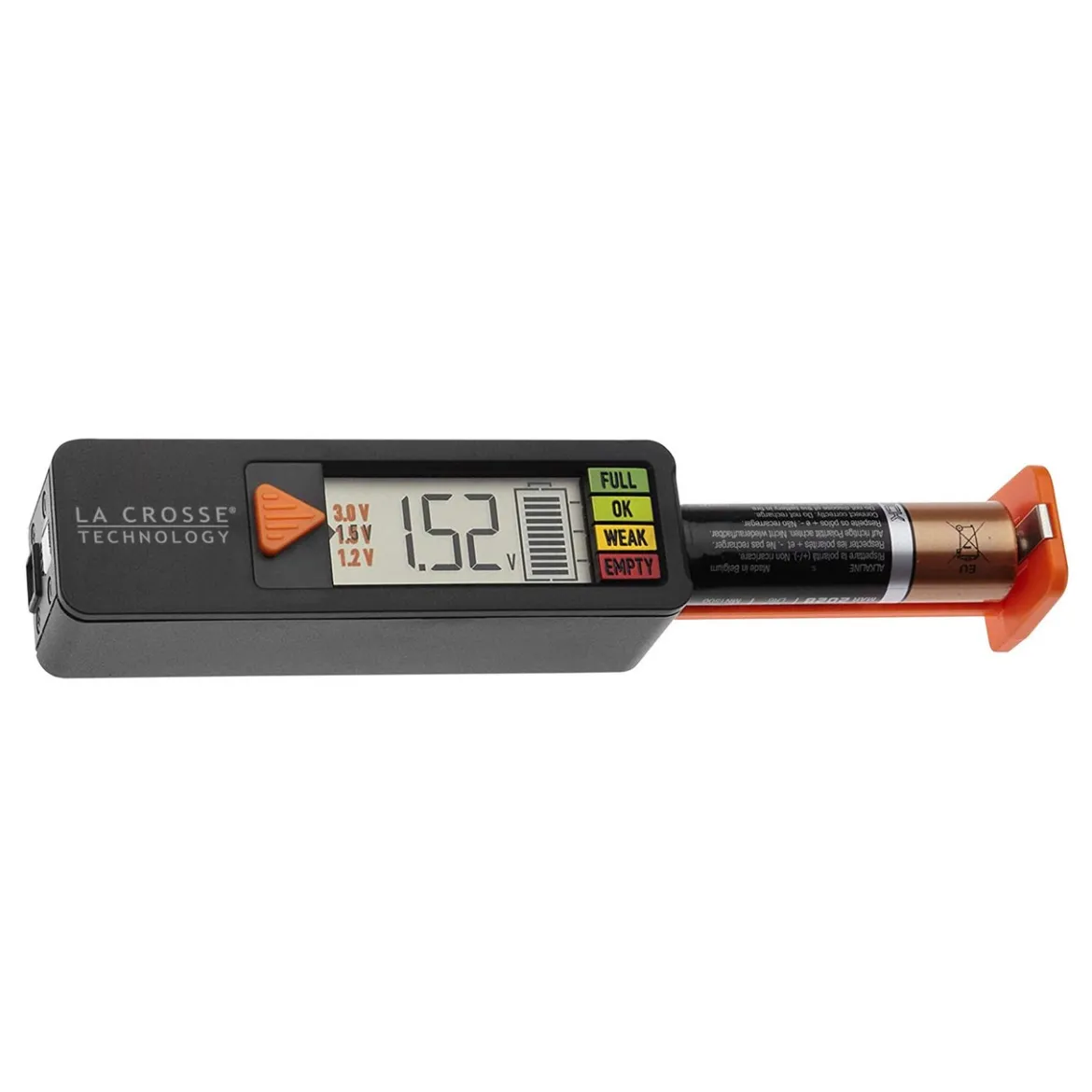 La Crosse Technology Battery Tester - Individually Wrapped (911-65557-INT)