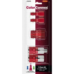 Legacy A73457D D 7Pc 1/4" Red Coupler & Plug