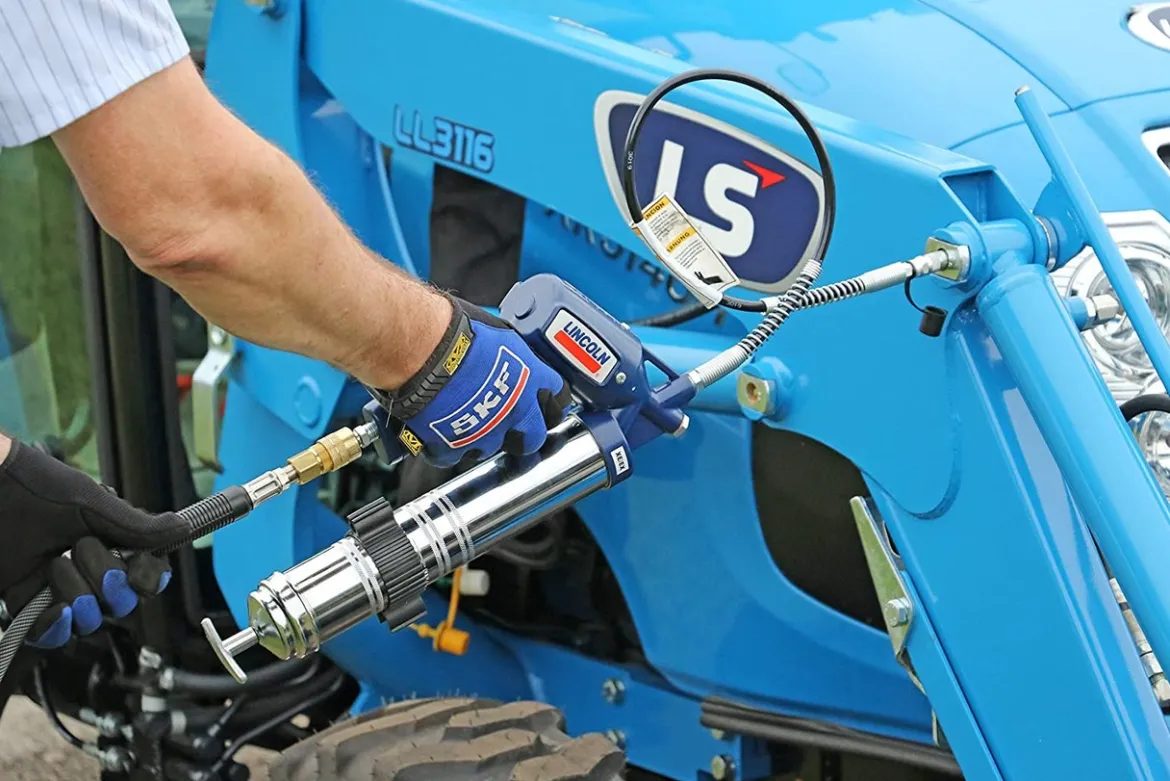 Lincoln 1162 Fully Automatic Heavy Duty Pneumatic Grease Gun, Air-Operated, Variable Speed Trigger