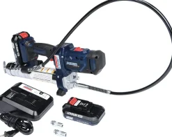 Lincoln 1888 PowerLuber 20V Li Ion 2 Speed Grease Gun Kit with 2 Batteries