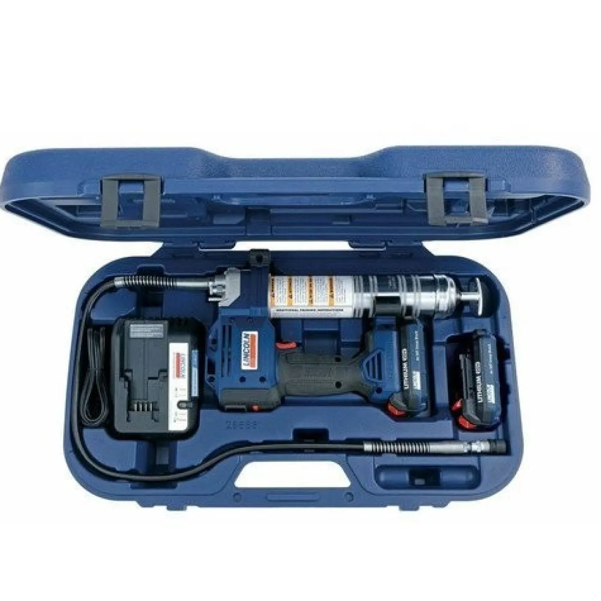 Lincoln 1884 20-Volt Lithium Ion Powerluber Kit (Dual Battery)