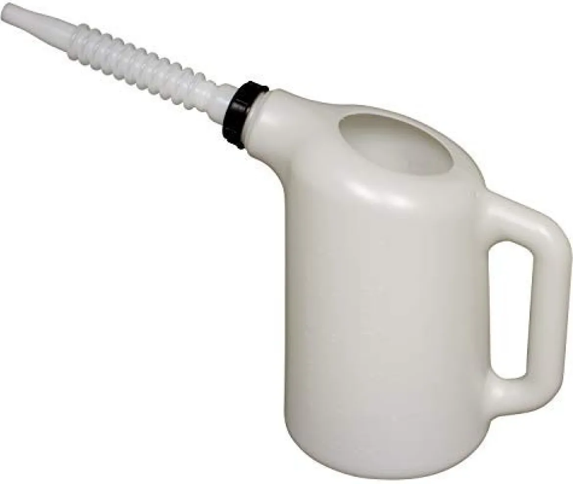 Lisle 19732 Plastic Oil Dispenser - 6 Quarts , White