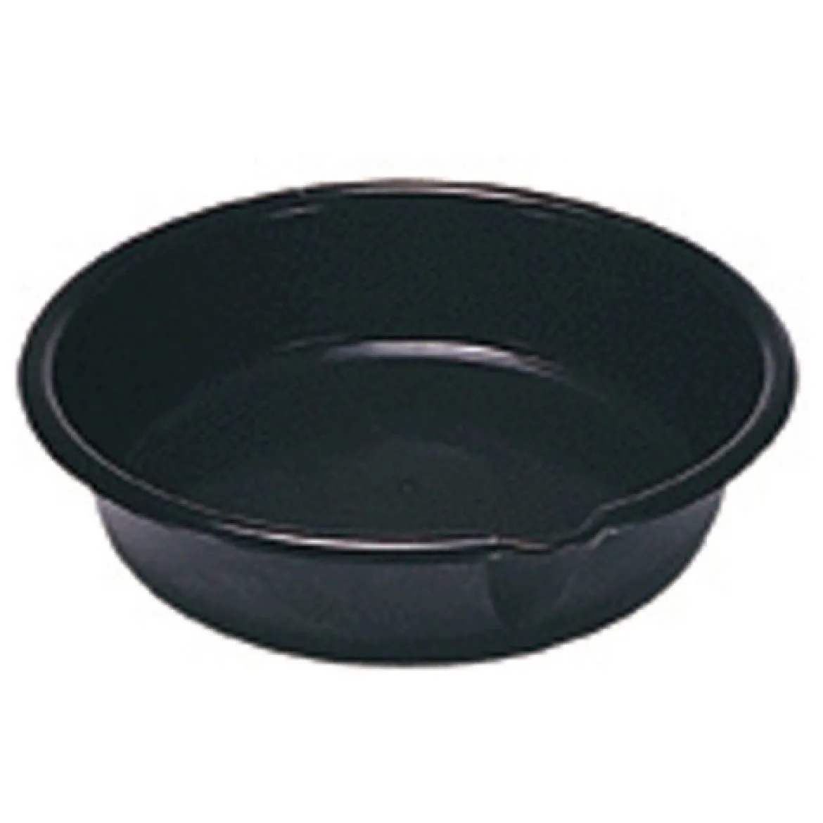 Lisle Black Plastic Oil Drain Pan, 6 Quart (17932)
