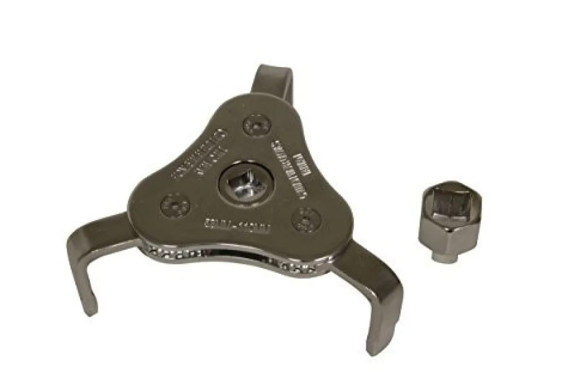Lisle 58-110mm 3 Jaw Wrench & Adapter (63850)