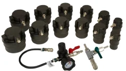 Lisle 14pc Turbo Air System Test Kit w/ Smoke Adapter (69910)