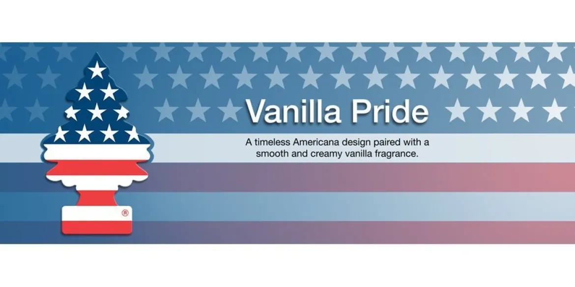 Little Trees Air Fresheners 6-Pack Vanilla Pride