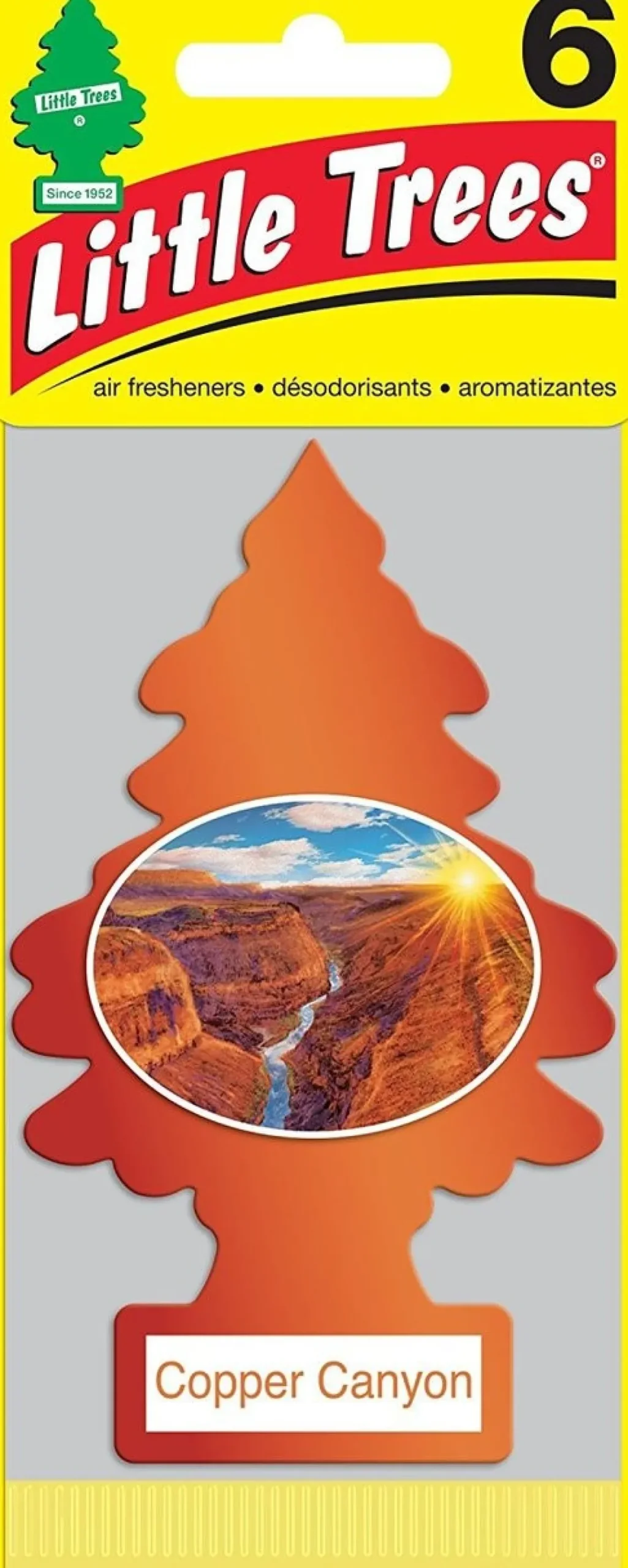 Little Trees Air Fresheners 6-Pack Copper Canyon