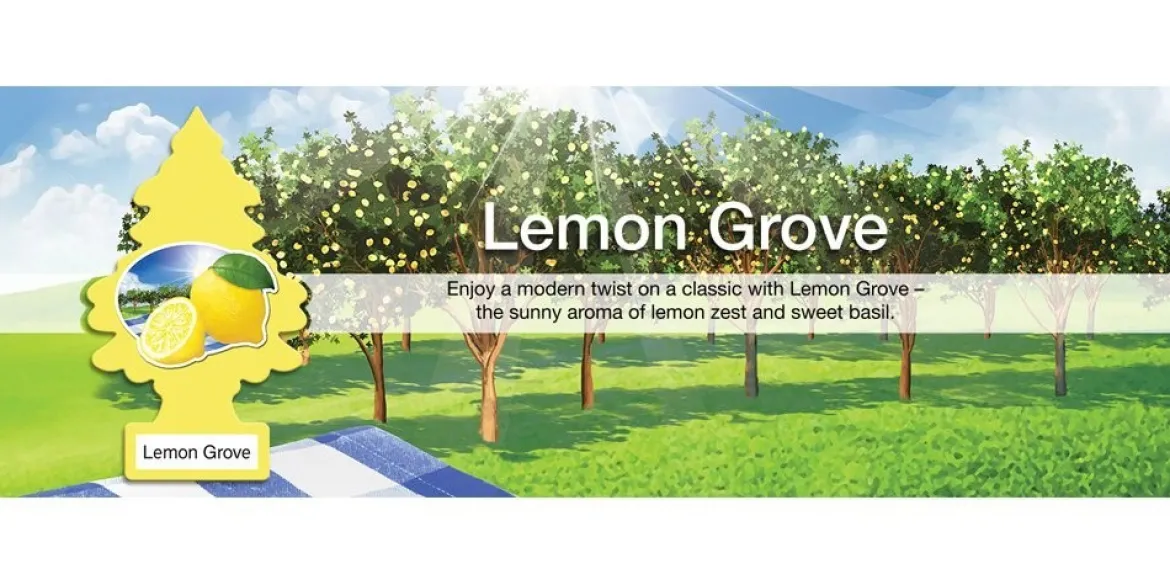 Little Trees Air Fresheners 6-Pack Lemon Grove