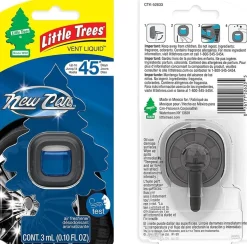 Little Trees CTK-52633-24 Air Car Freshener Vent Liquid New Car Scent, 4-Pack