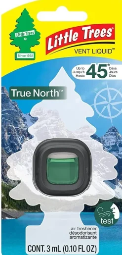 Little Trees CTK-52641-24 Air Car Freshener Vent Liquid True North, 4-Pack