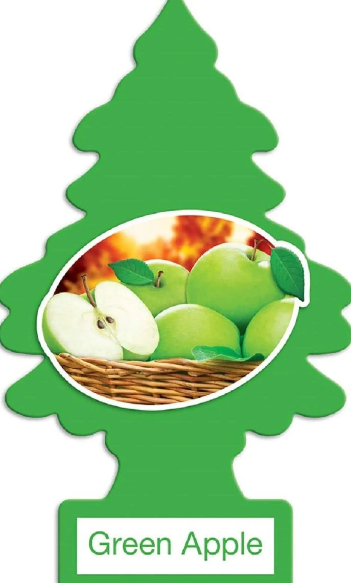 Little Trees U6P-60316 Air Car Freshener Traditional Green Apple, 6-Pack