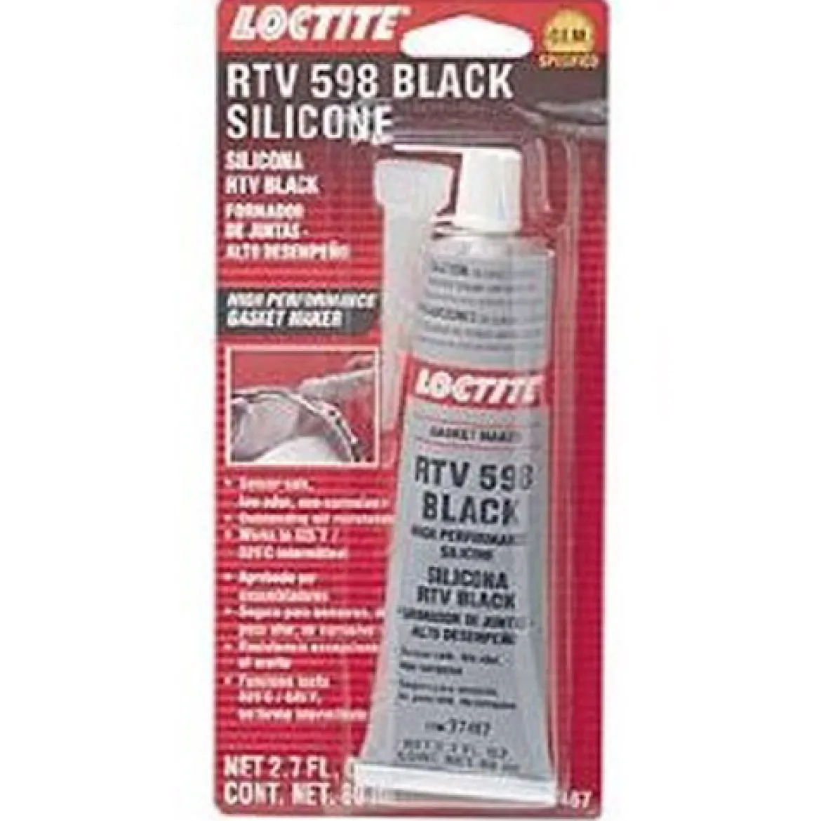 Loctite 80 ml RTV 598 Black Silicone (37467)