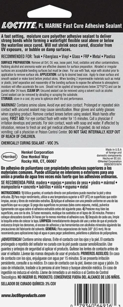 Loctite 3oz PL Marine Fast Cure Adhesive Sealant (2020627)
