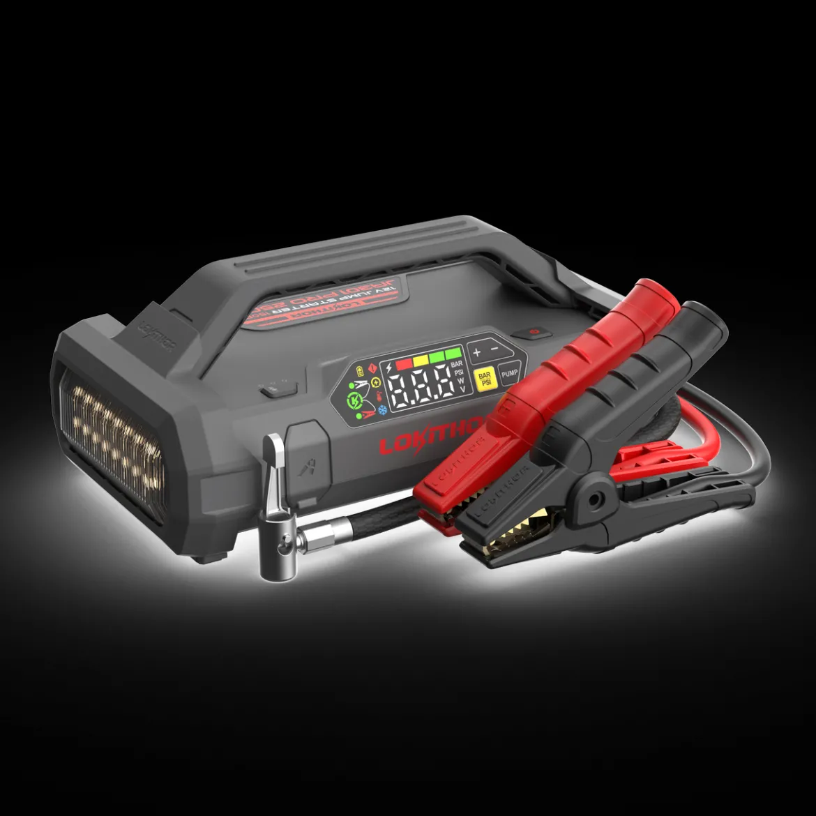 Lokithor 2500A Jump Starter with Air Compressor (JA301 PRO)