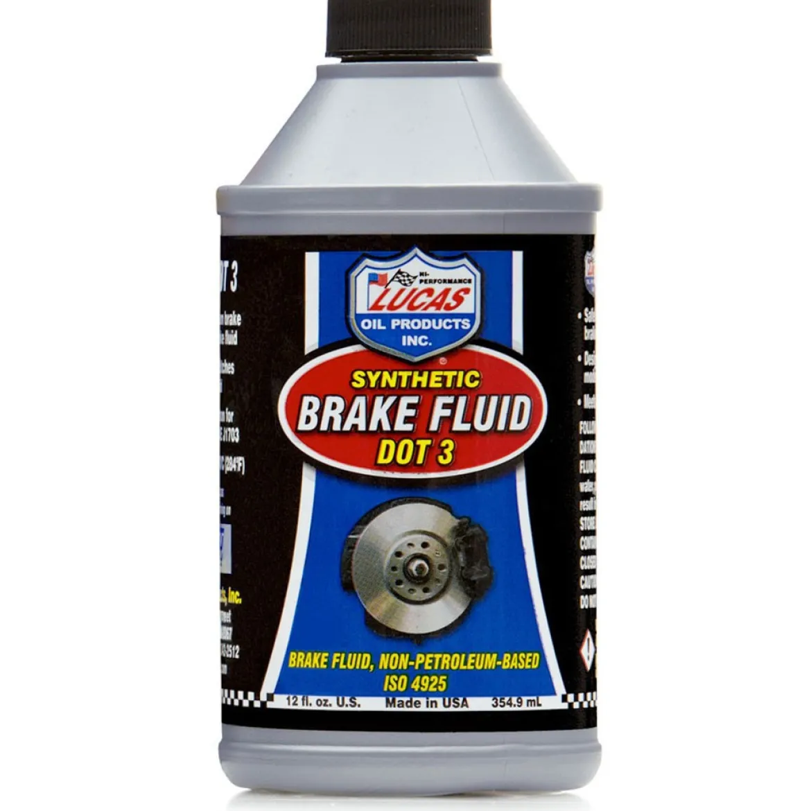 Lucas Oil 10825 Dot 3 Brake Fluid - 12 Oz.