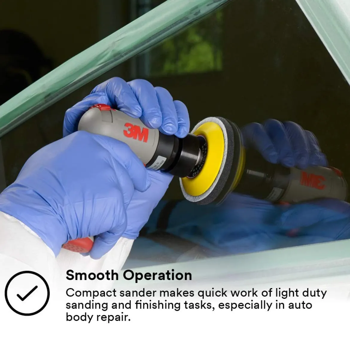 3M 3" 1/8" Orbit Random Orbital Pistol Grip Sander (28353)