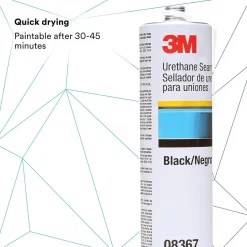 3M 310 mL Black Urethane Seam Sealer (8367)