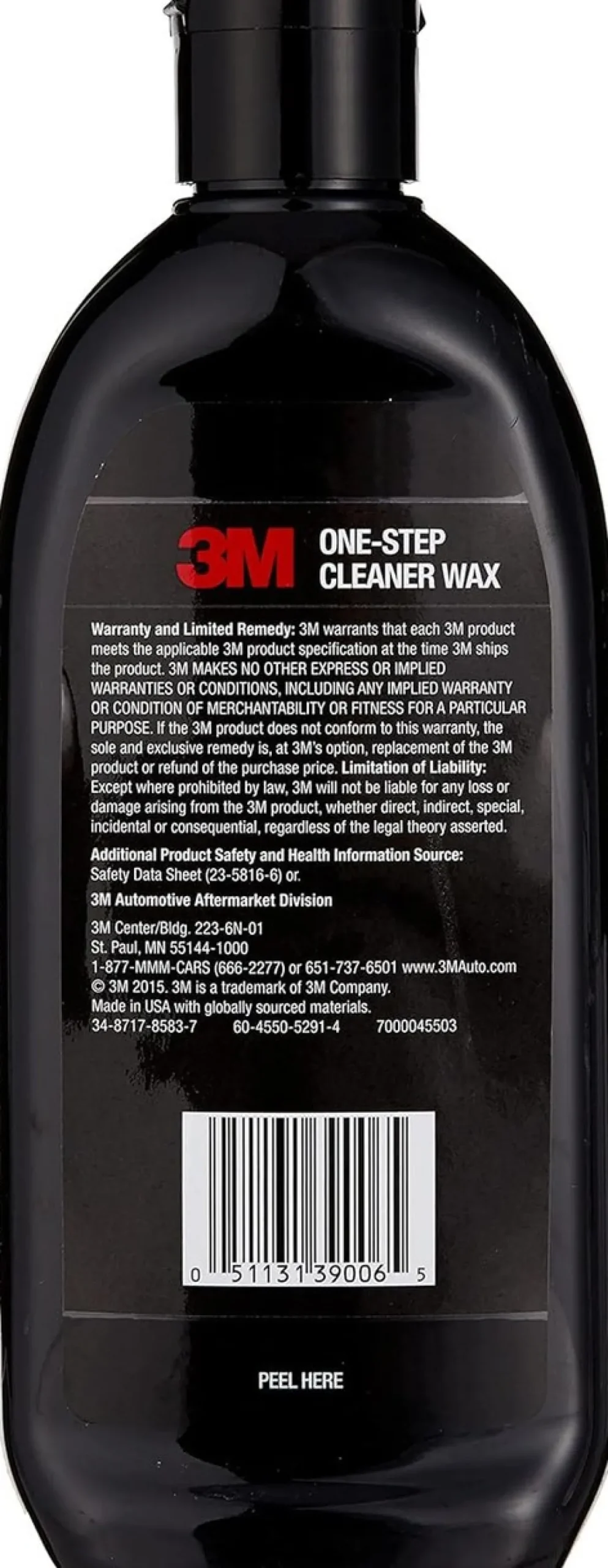 3M 16 oz One Step Cleaner Wax (39006)