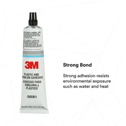 3M 5 oz. Tube Plastic and Emblem Adhesive (08061)