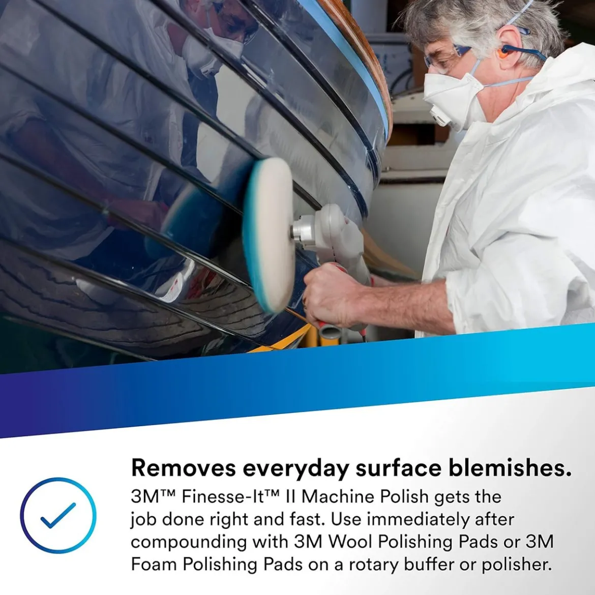 3M 1 quart Finesse-It II Machine Polish (05928)