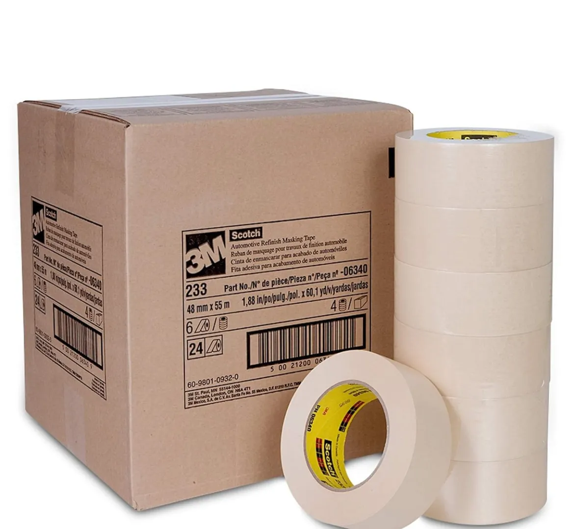 3M 2" Scotch Classic Automotive Refinish Masking Tape 233 (6340CS)